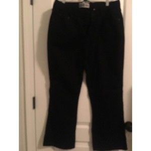 Signature Levis Women's Jeans Size 16 Denim Pants Black